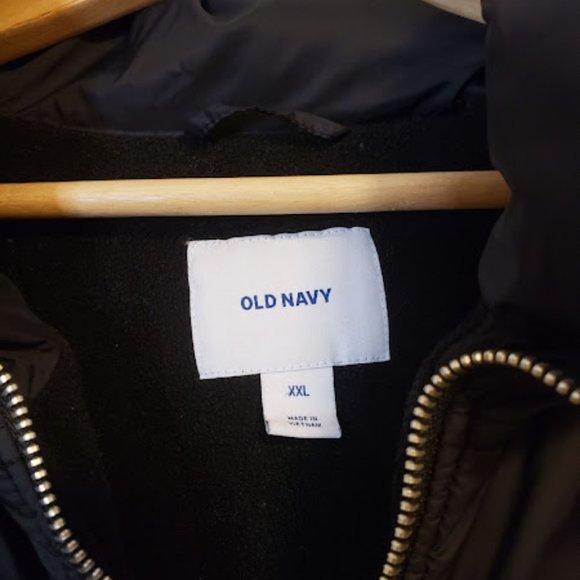 Old Navy Women's XXL Black Puffer Zipper Vest - Picture 2 of 6